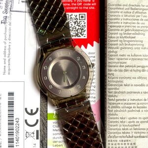 Brand new Swiss Swatch Skin Watch. Steel bracelet. Purchased Swatch store USA